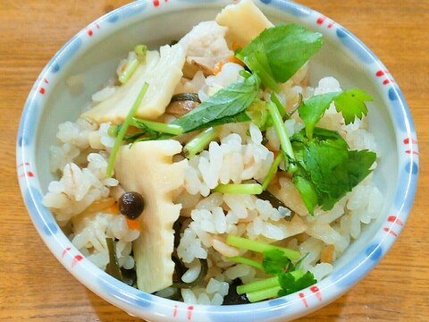 竹の子の炊き込みご飯